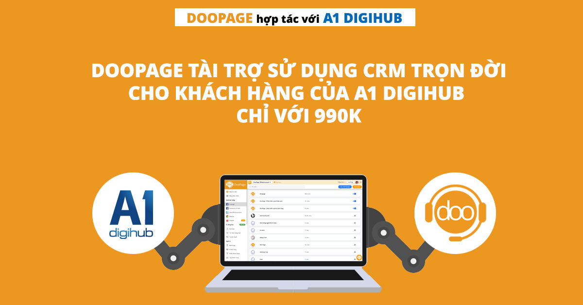 doopage hợp tác với a1 digihub