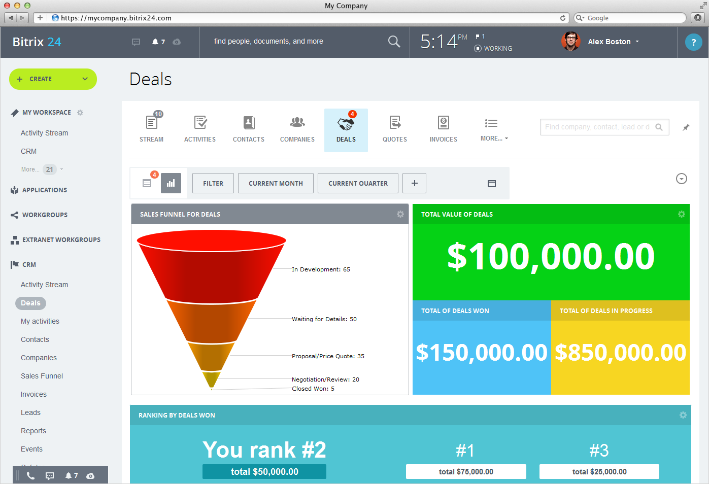 Bitrix24 is software that distributes leads to sales teams for free